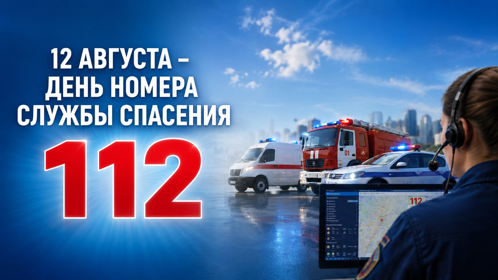 12 августа – День номера службы спасения 112